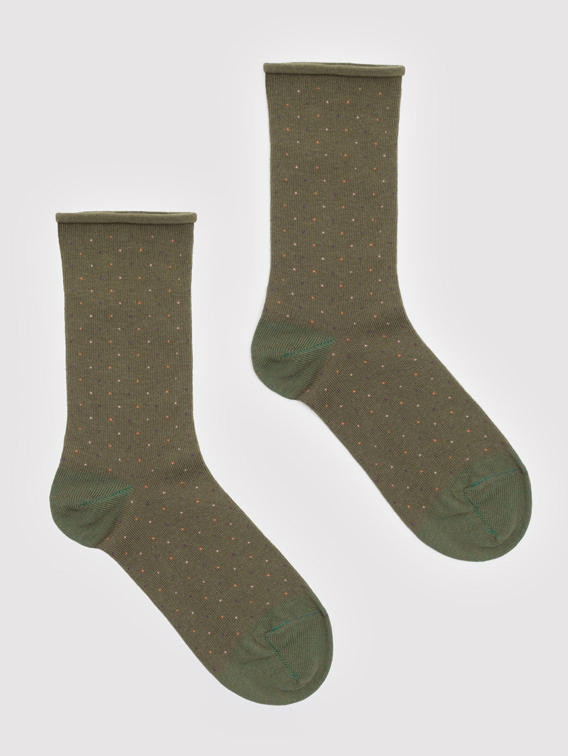 Multicoloured Small Dots in Black, Blue or Green
