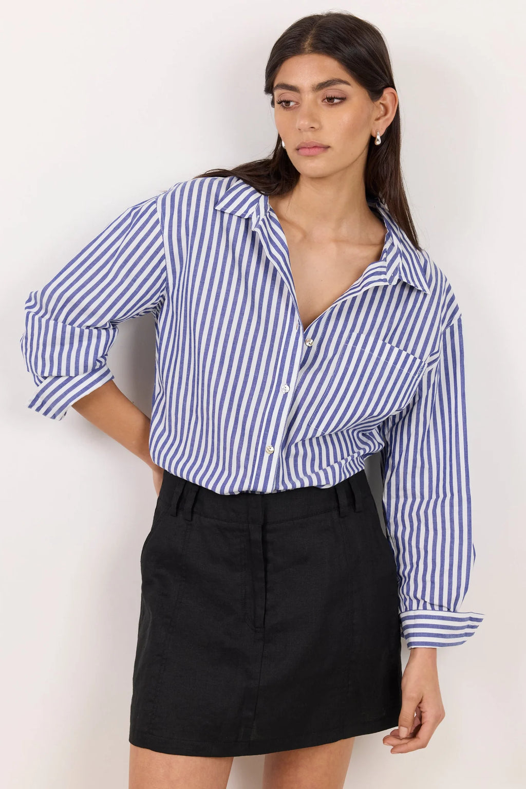 Alignment Linen Mini Skort - RE:UNION