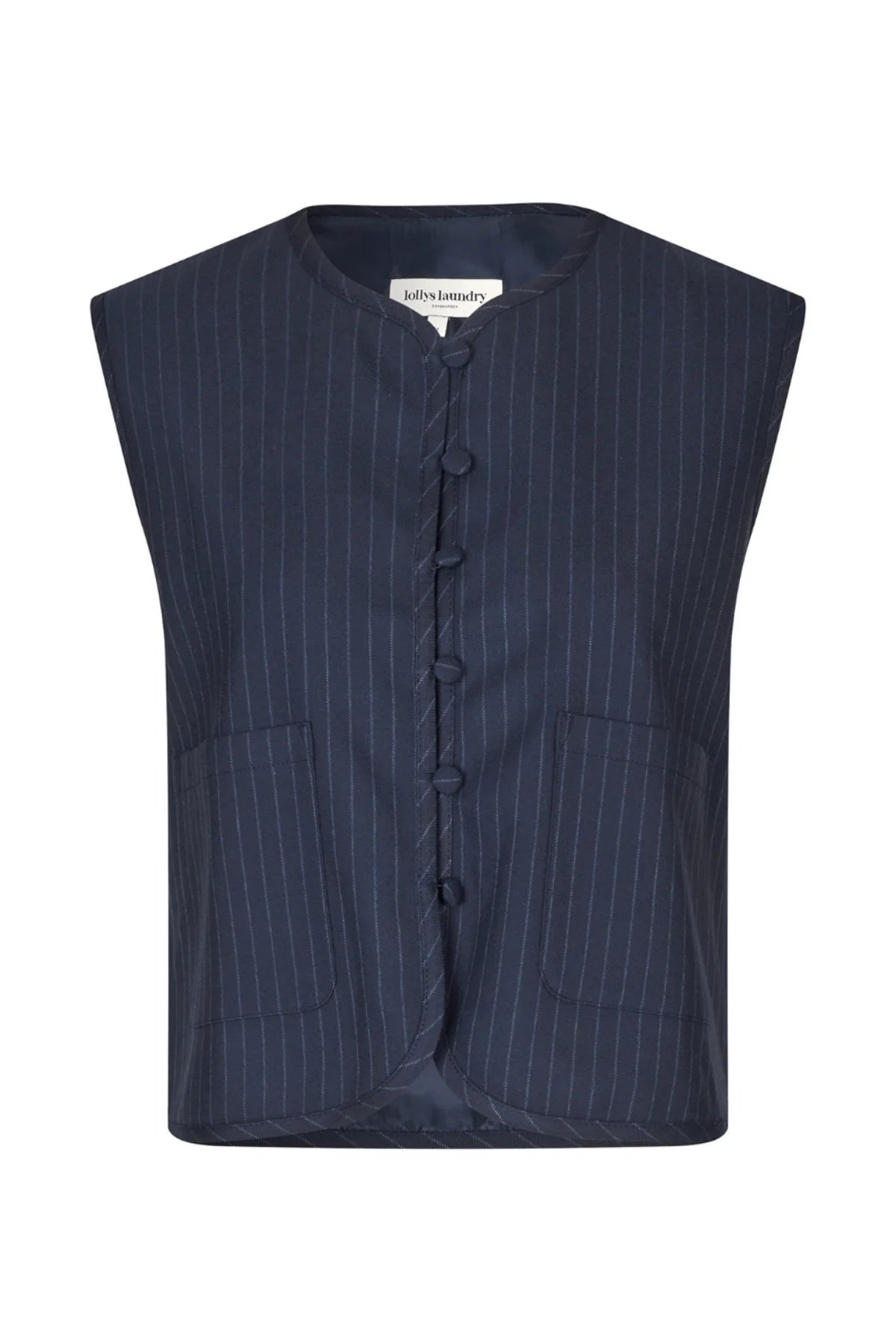 Abbey Vest in Dark Navy