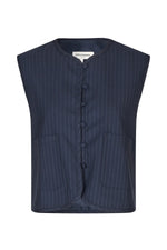 Abbey Vest in Dark Navy