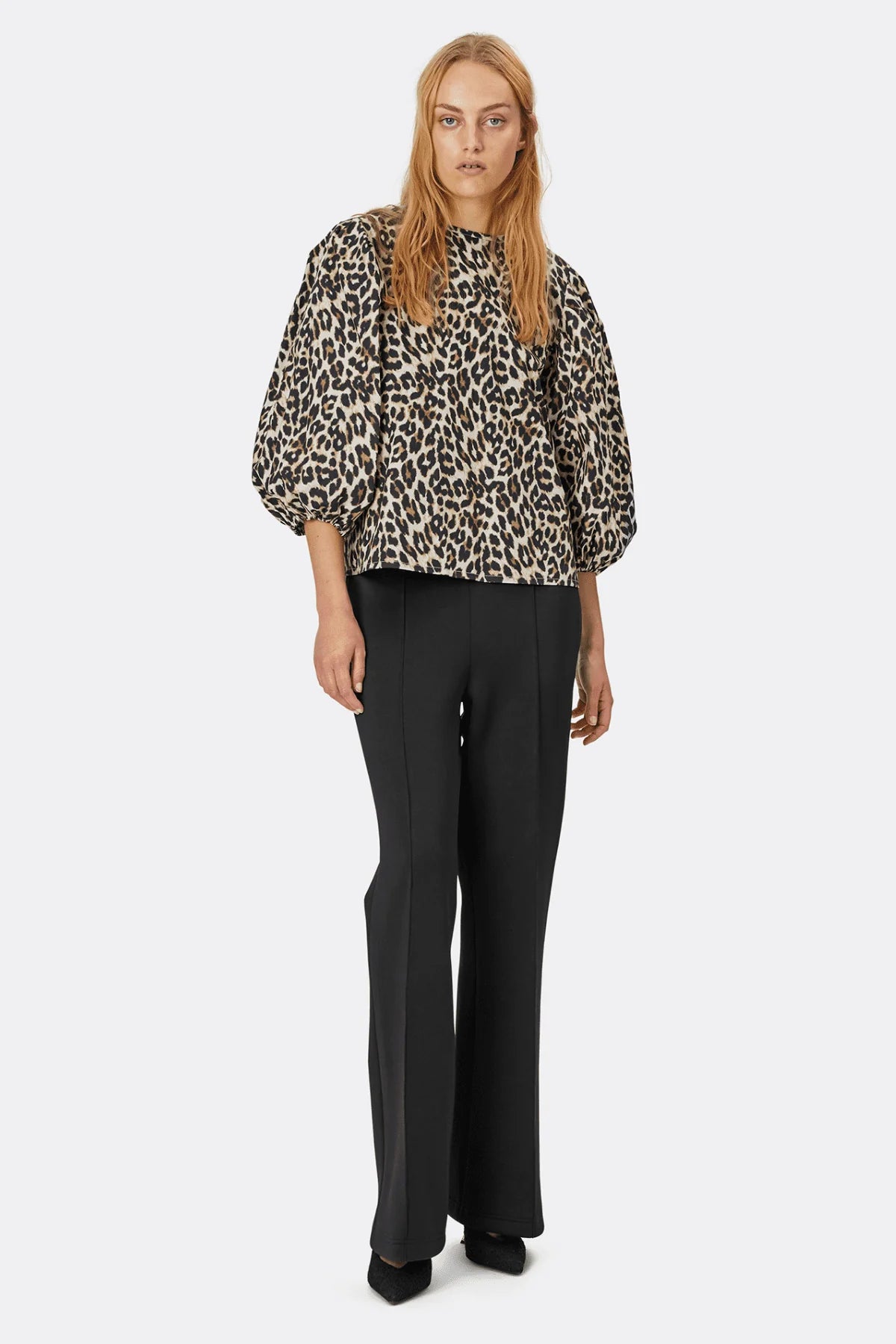 Bergen Blouse in Leopard