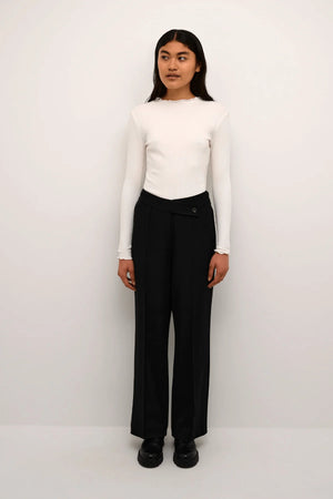 Candace Long Sleeve Tee in Egret
