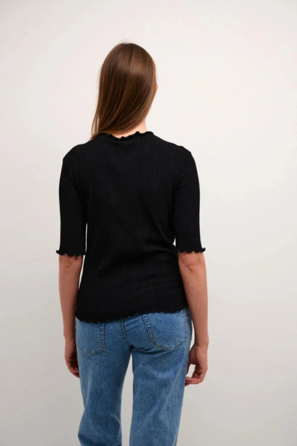 Candace Short Sleeve Tee in Meteorite