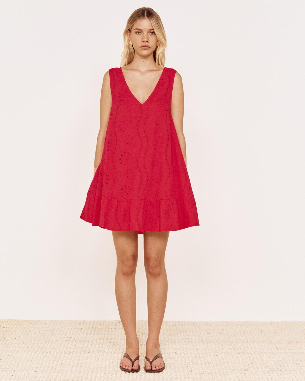Ines Mini Dress - Mink Pink