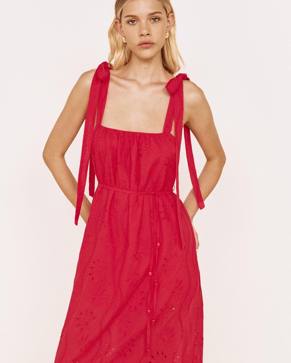 Ines Maxi Sun Dress - Mink Pink