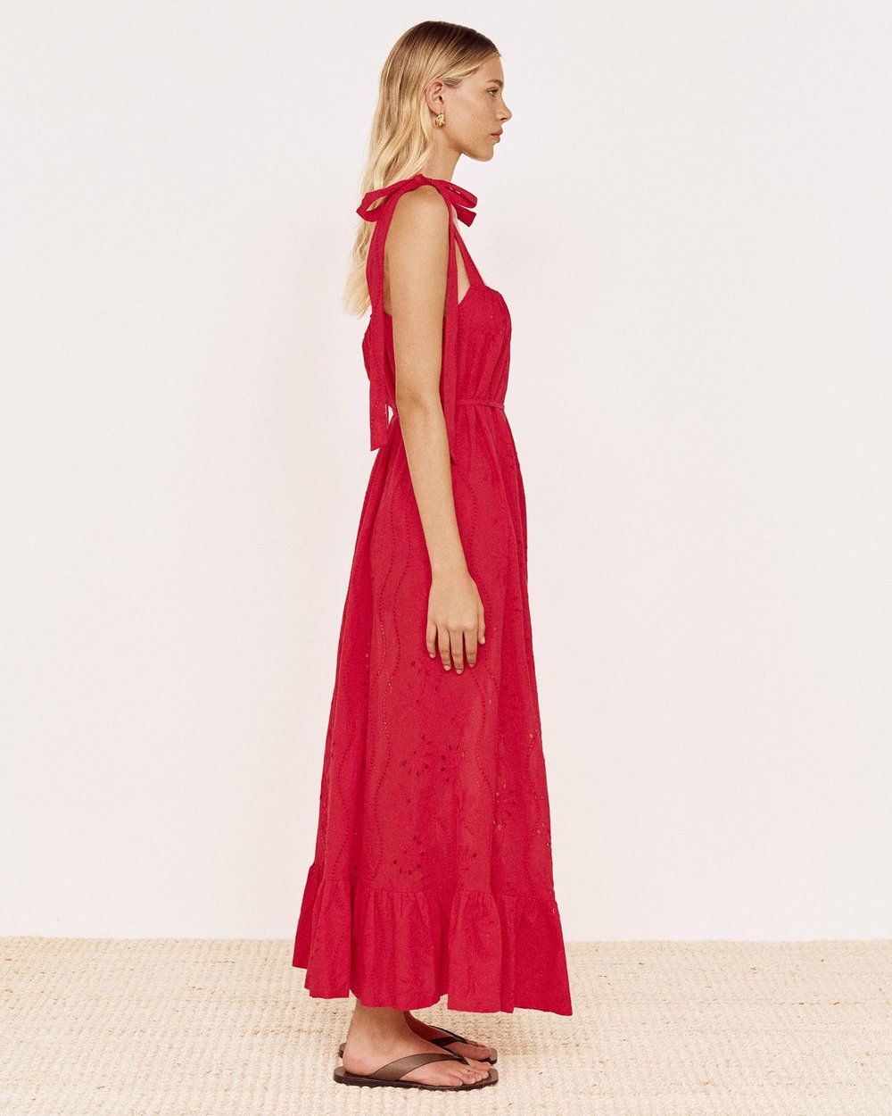 Ines Maxi Sun Dress - Mink Pink