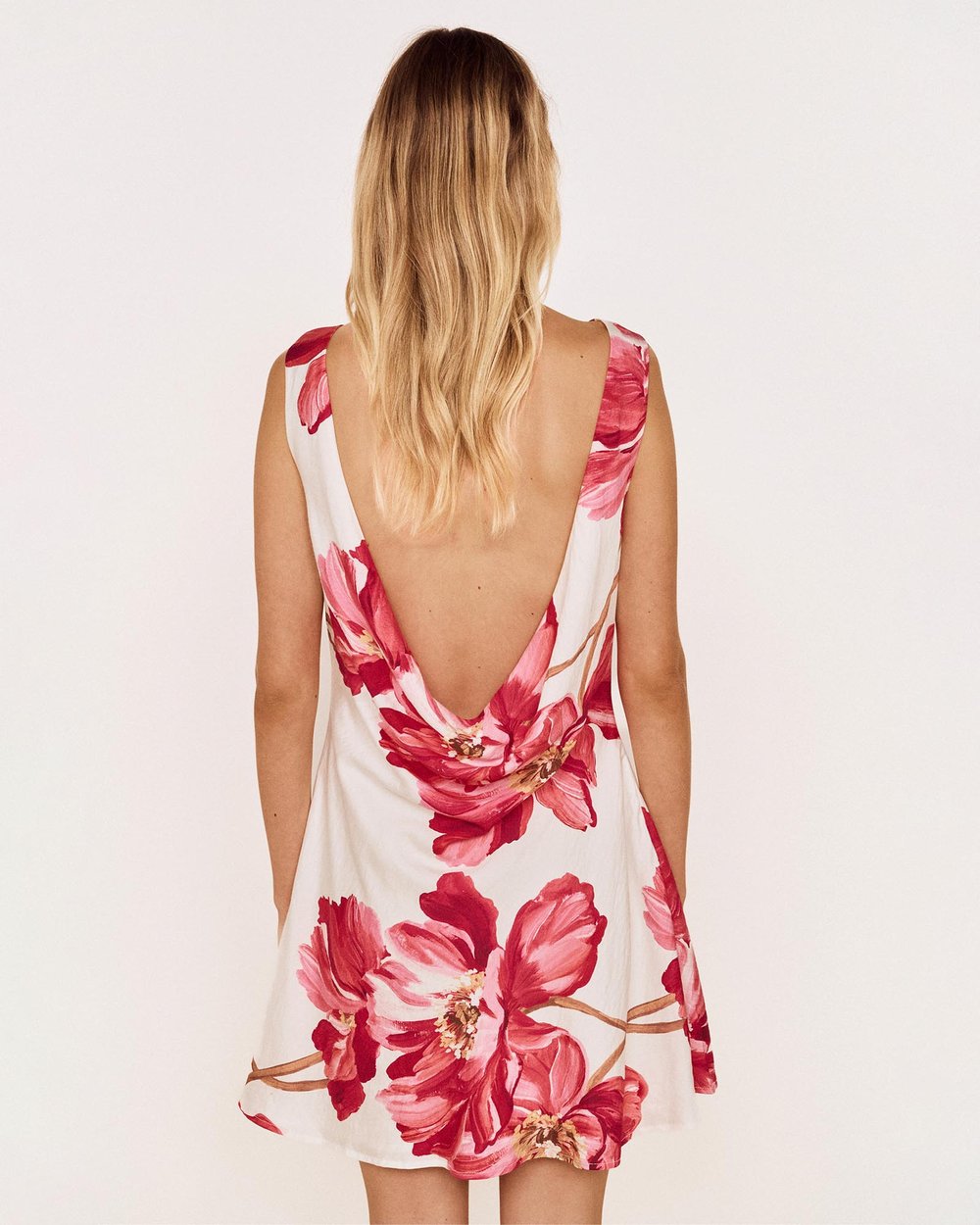 Chloe Bias Mini Dress - Mink Pink