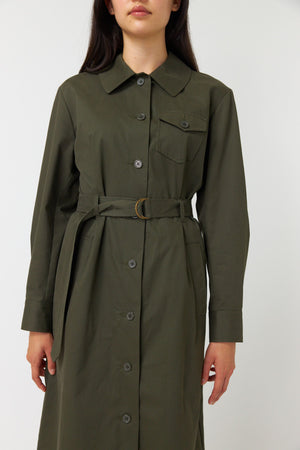 Utility Dress in Olive