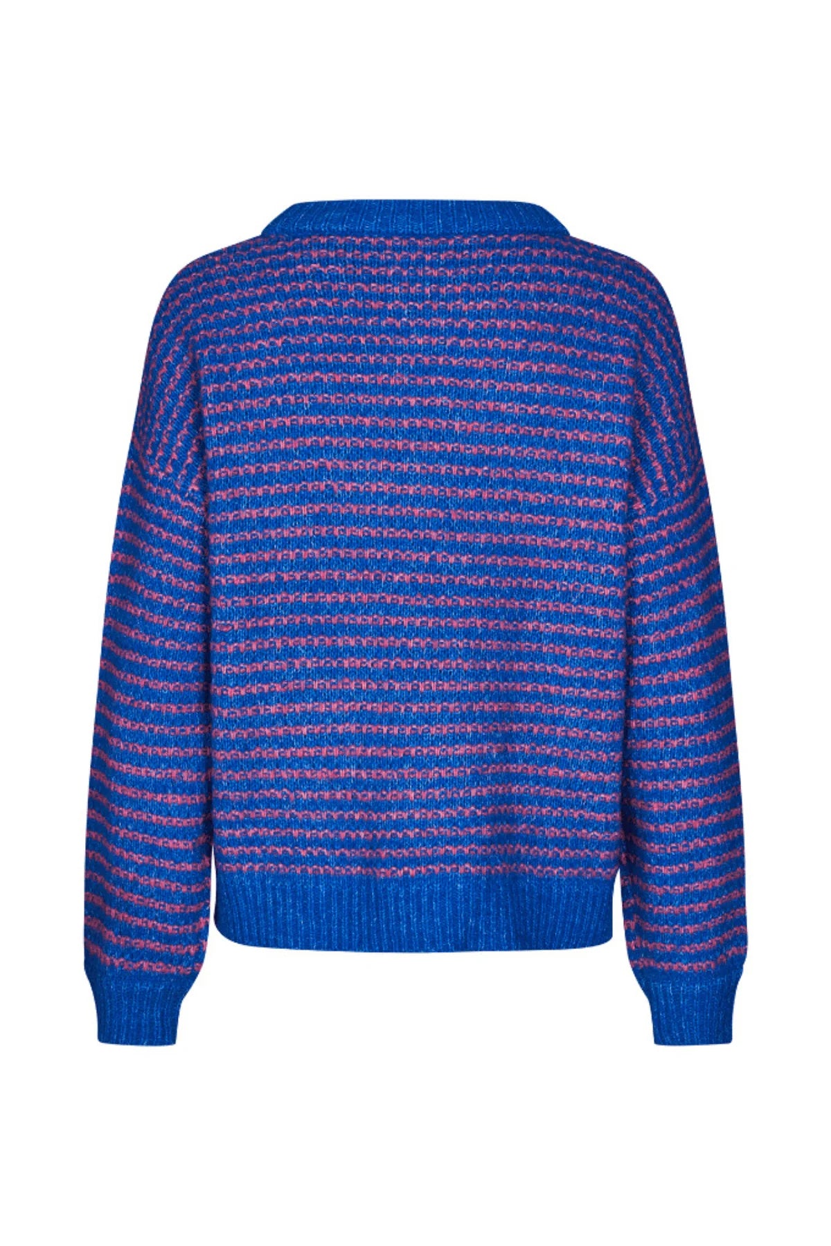 Terry Knit Jumper in Blue