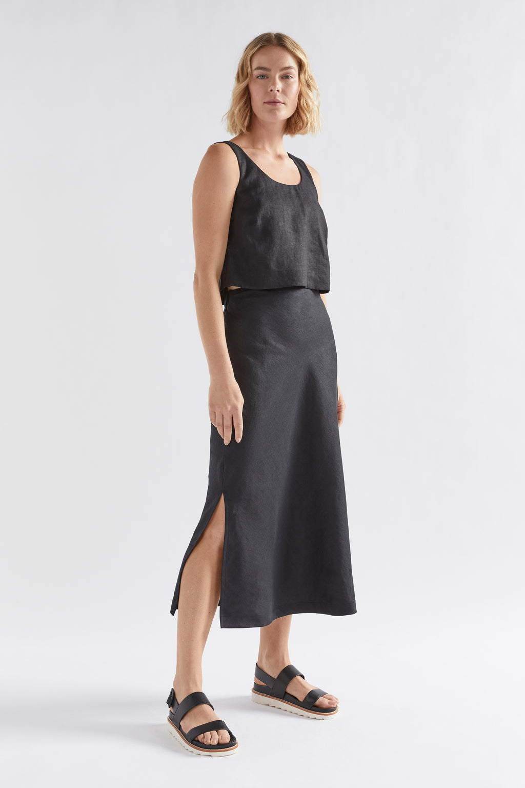 Spenn Sandal in Black