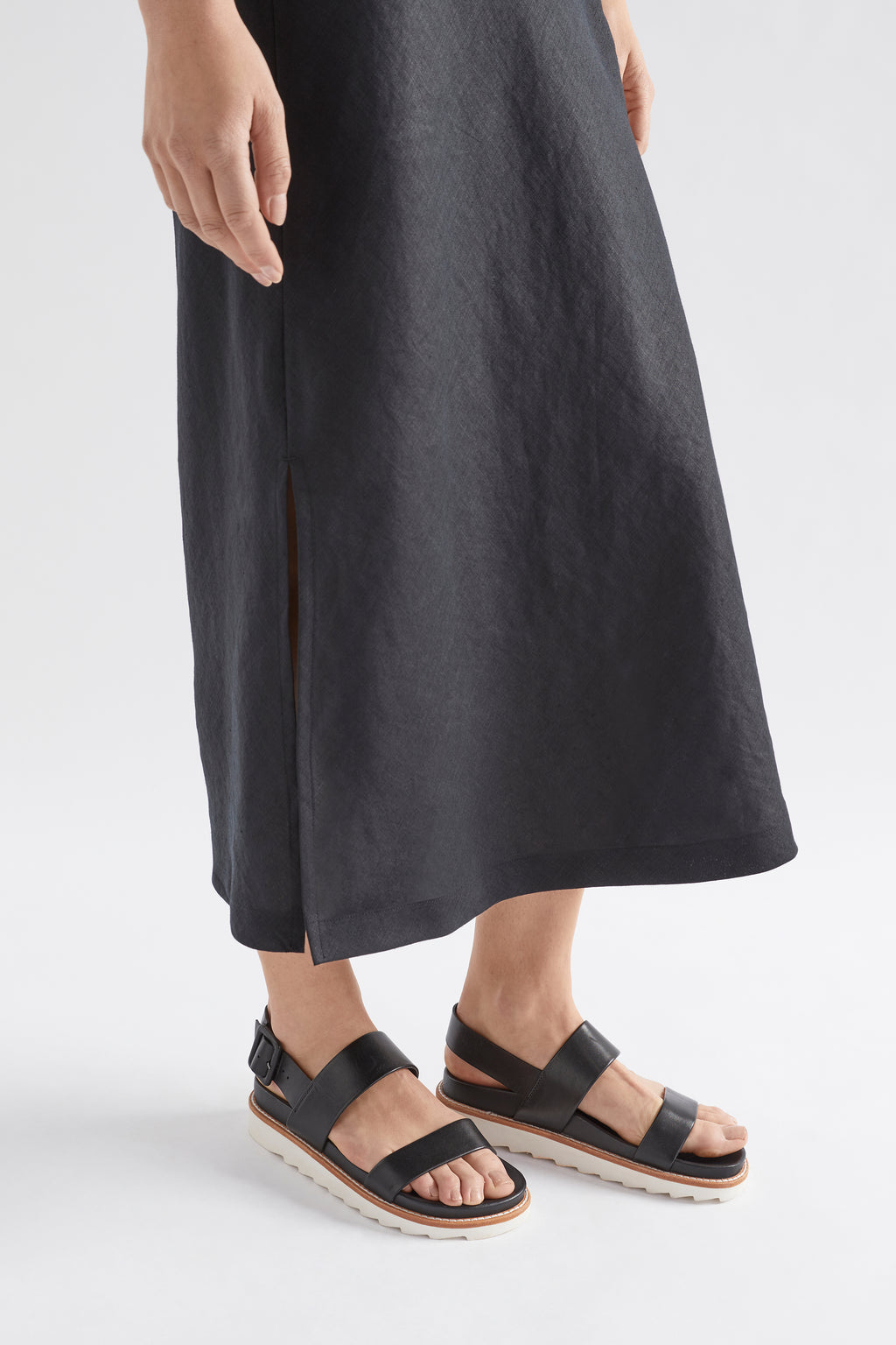 Spenn Sandal in Black