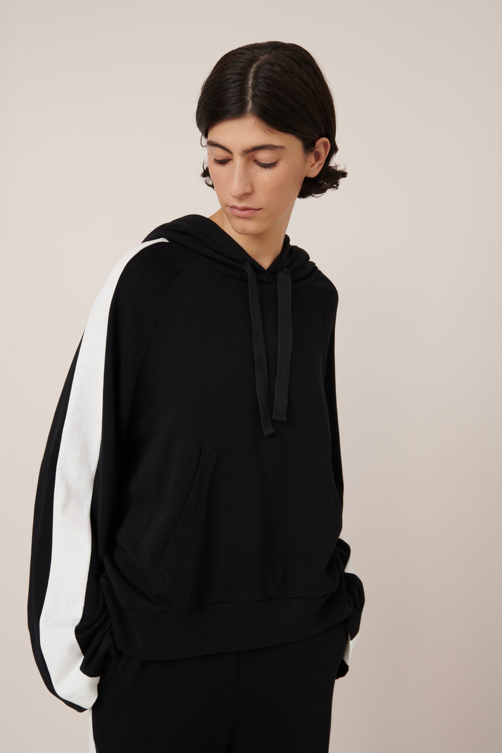Contrast Hoodie Kowtow