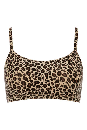 Padded Bralette in Leopard