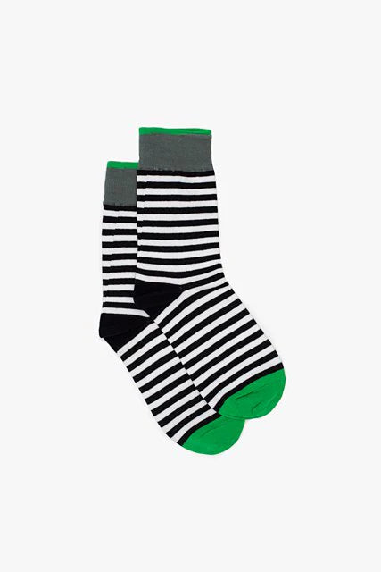 Green Toe Socks