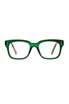6am Green Reading Glasses