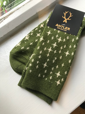 Green Cross Sock