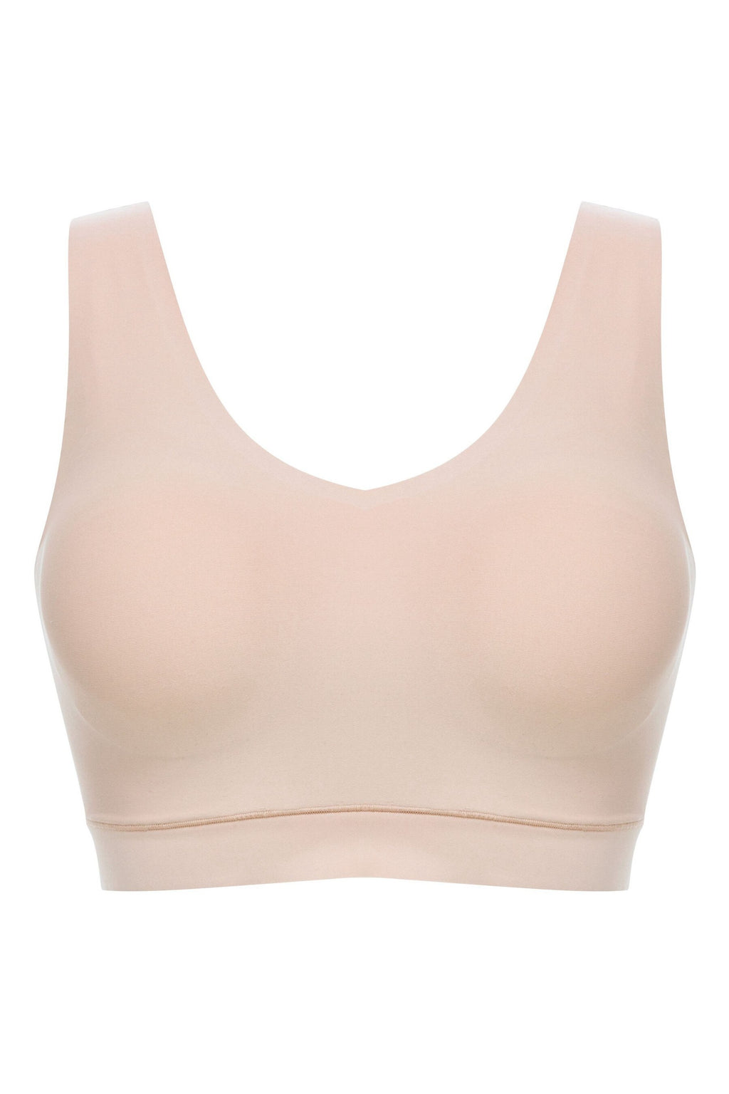 V Neck Bralette in Nude