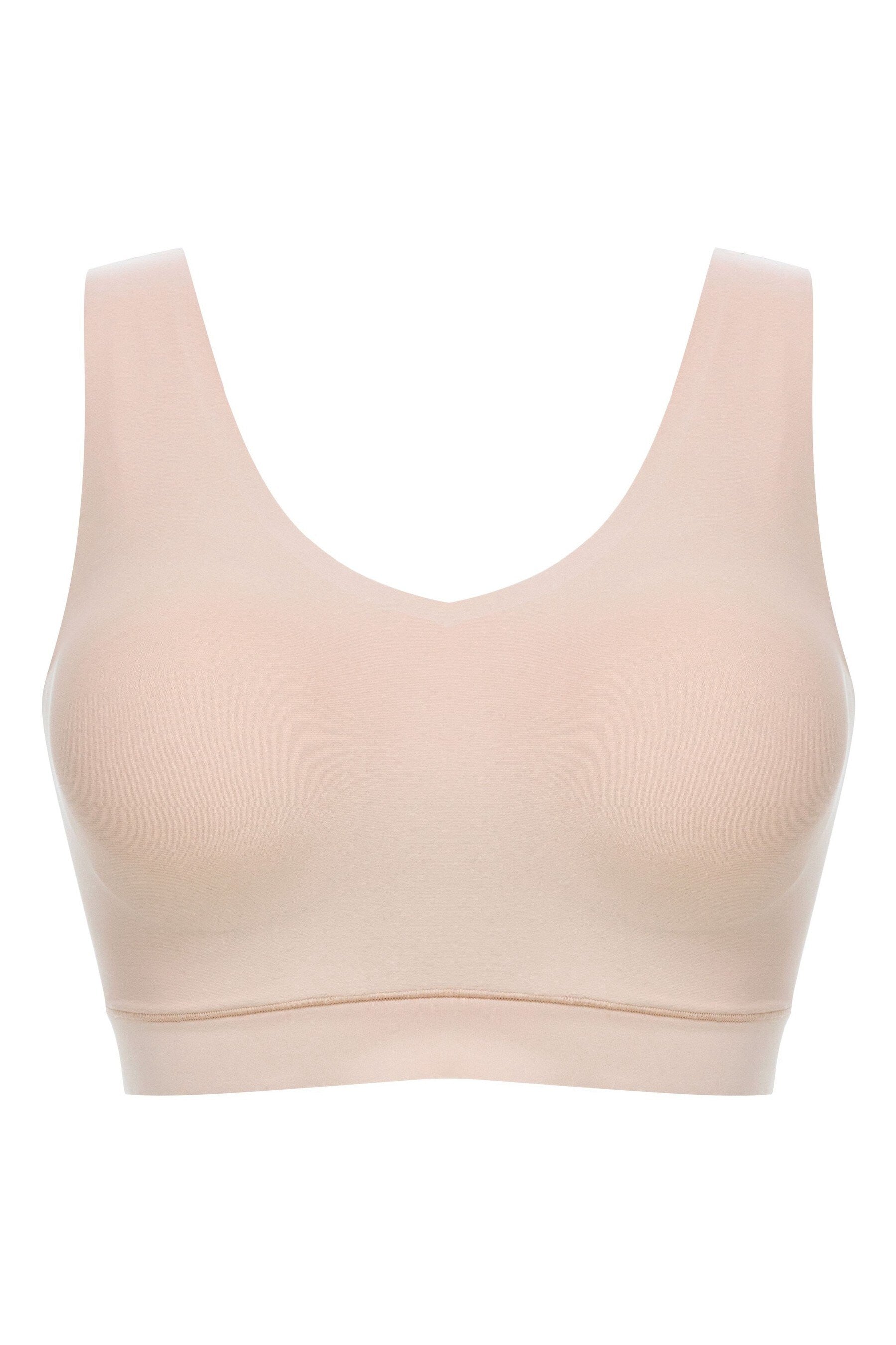 V Neck Bralette in Nude