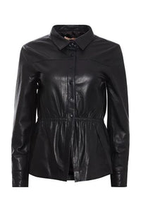 Tennessee Leather Shirt in Black