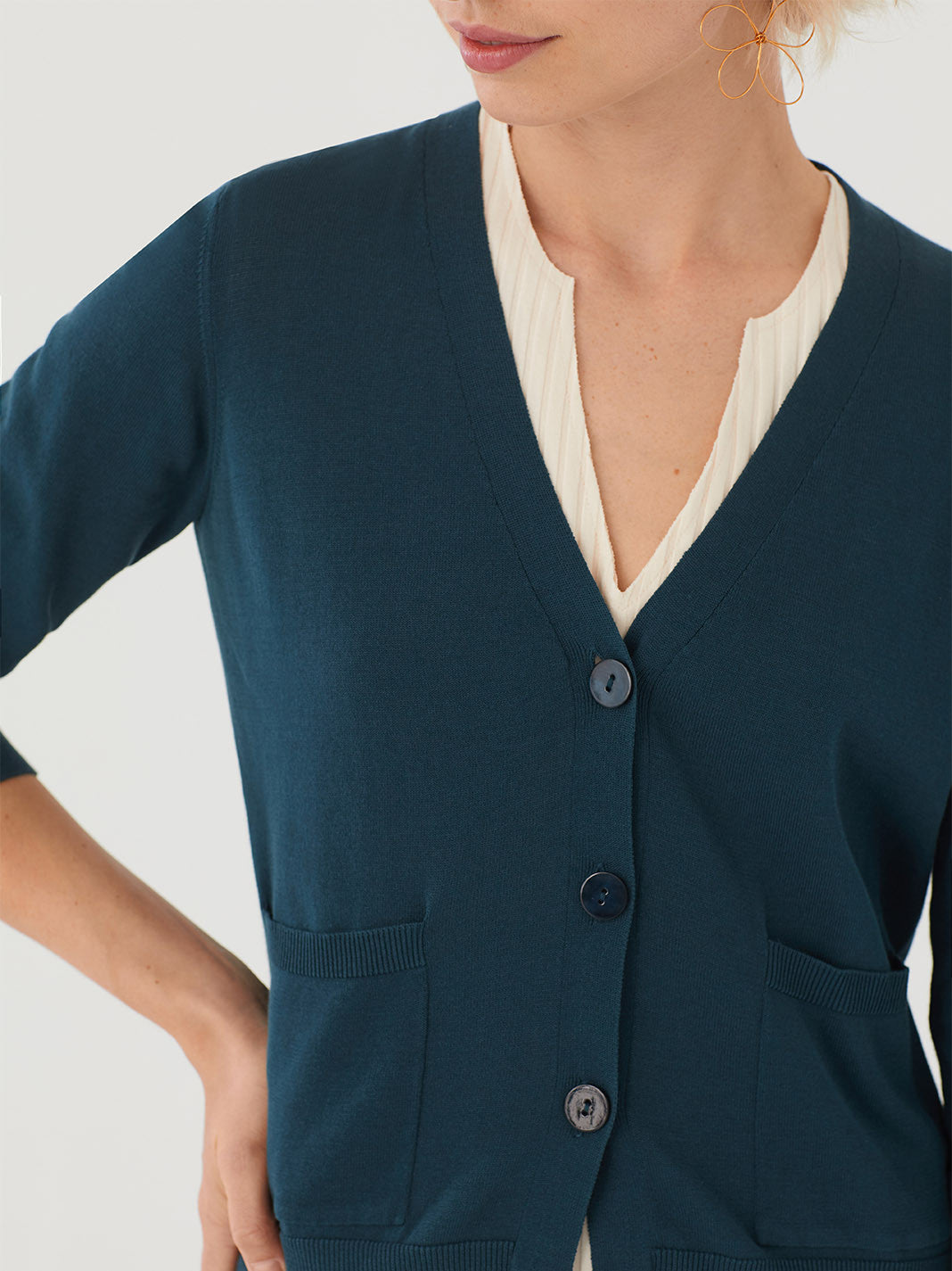 Basic V-neck Cardigan