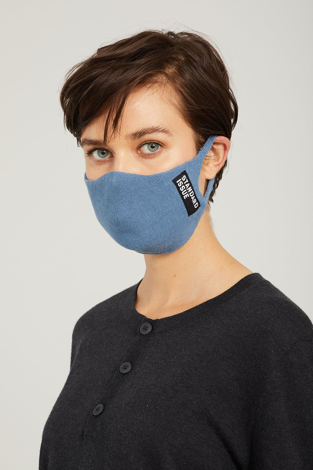 Zero Waste Cotton Face Mask in Denim