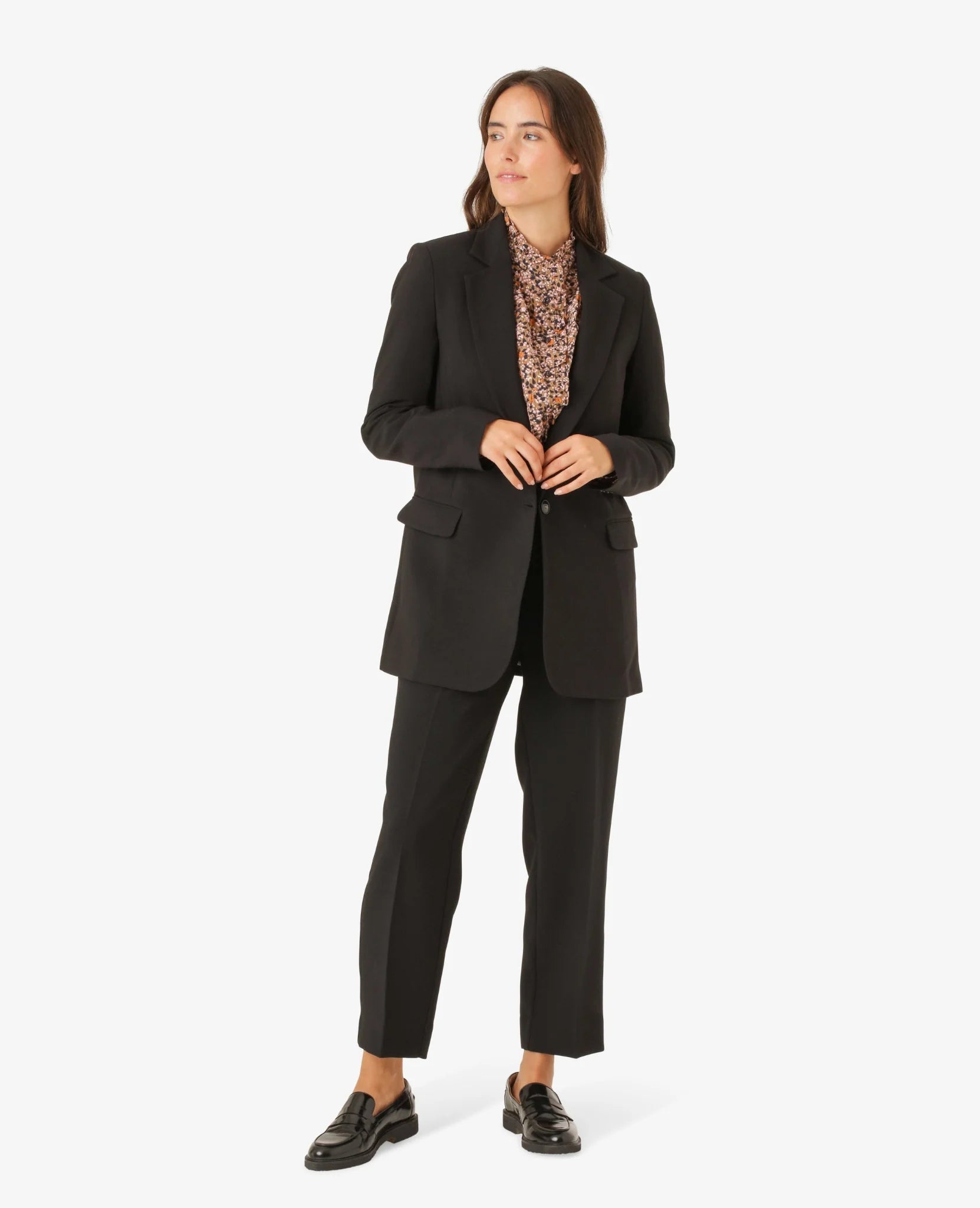 Erica Suit Trousers in Black