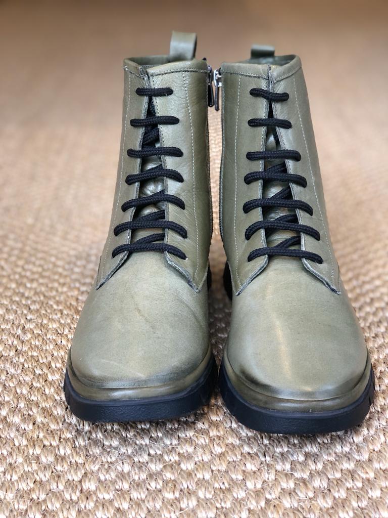 Khaki Laced Boot