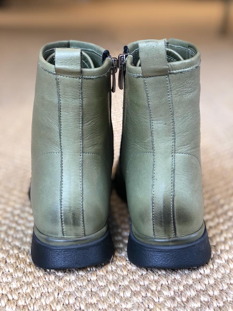 Khaki Laced Boot