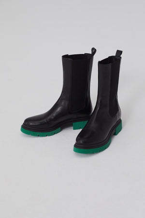 High Chelsea Boot in Olive or Black