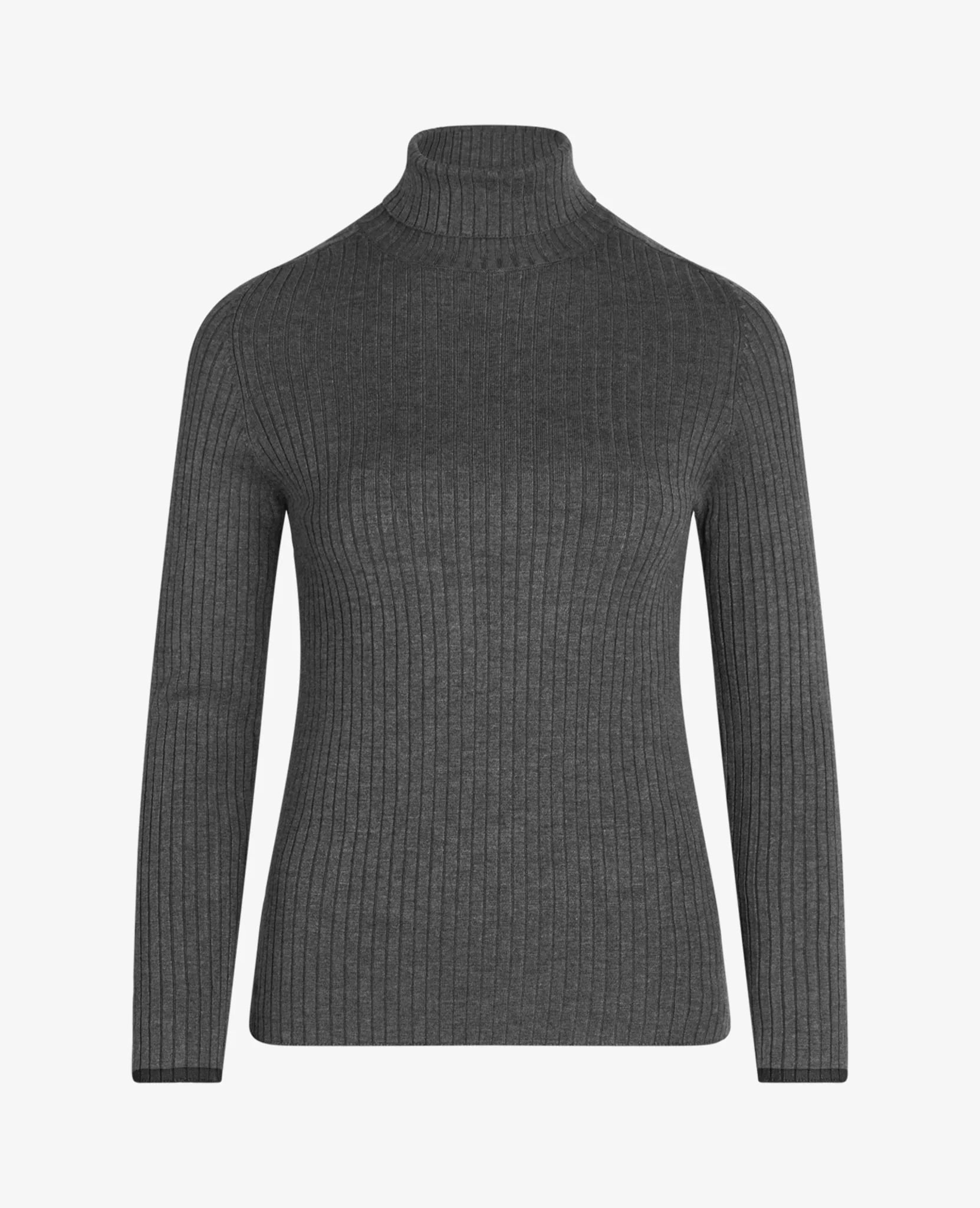 Vibe Viscose Knit in Dark Grey